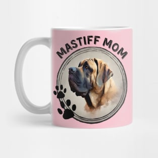 Mastiff Dog Mom Dog Breed Portrait Mug